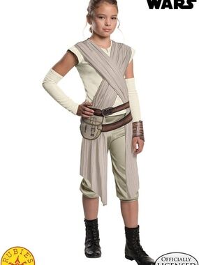 Pre-Owned Rubie’s Star Wars Rey Kids Costume – Size M